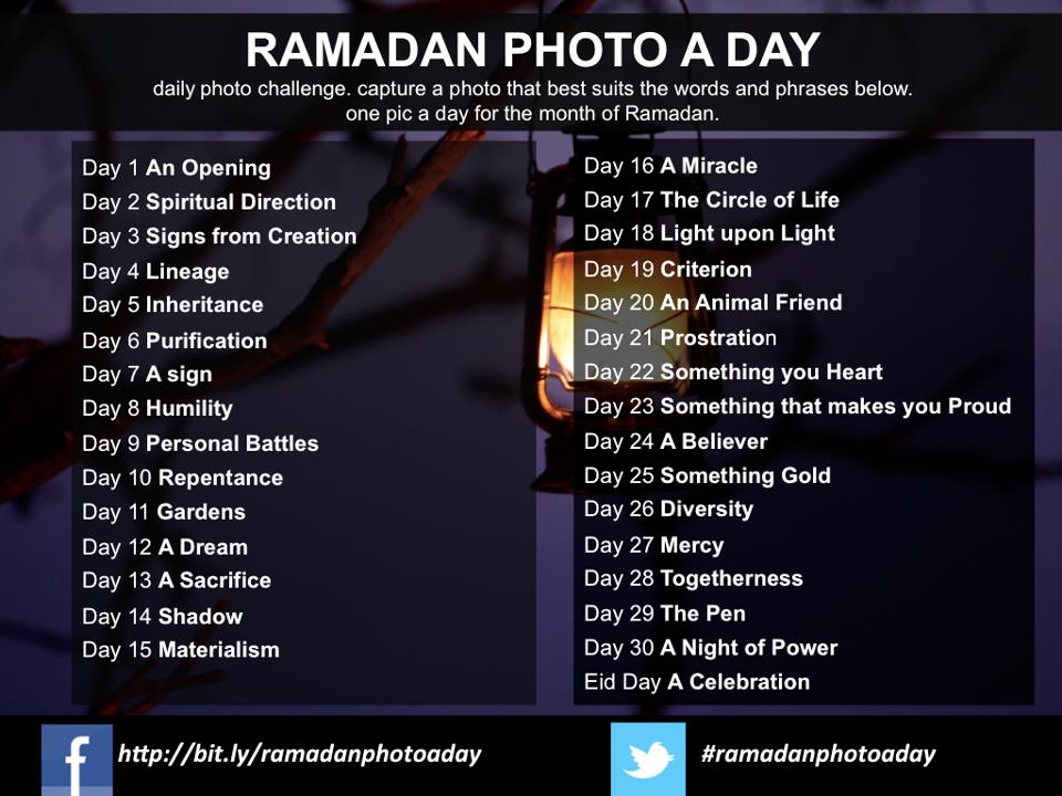 Ramadan Photo a Day 2012